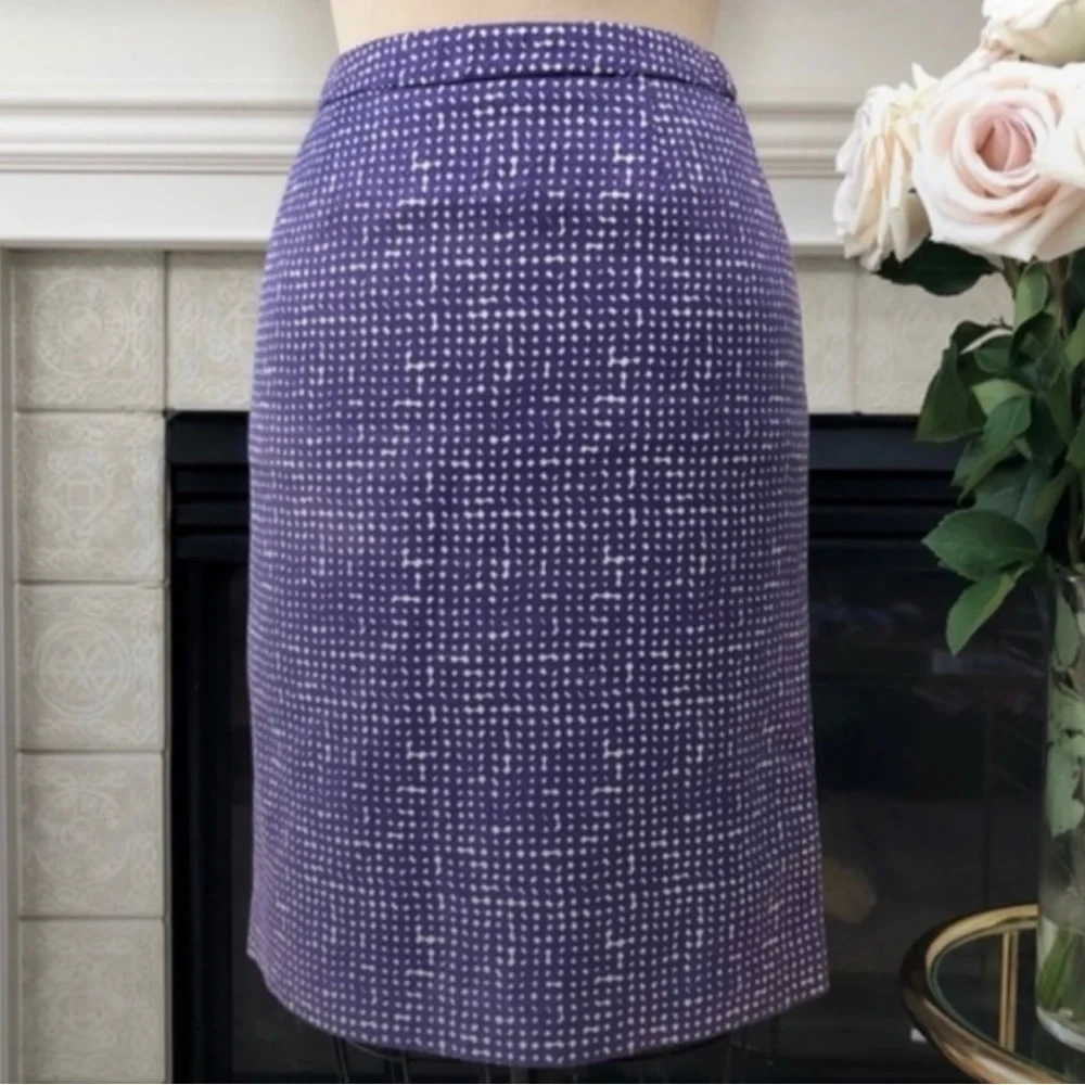 ❤️ TORY BURCH ❤️ Silk and Wool Pencil Skirt - Picture 6 of 10